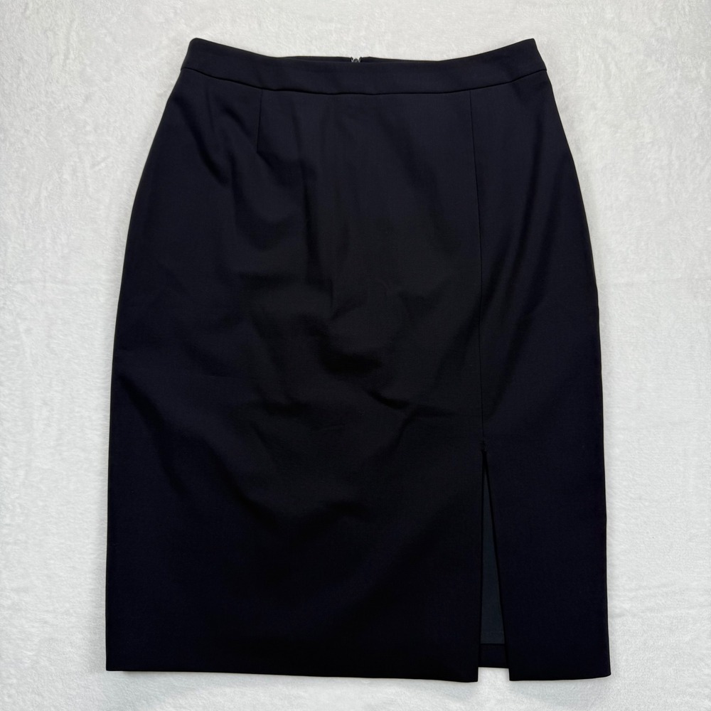 Hugo Boss Black Pencil Skirt Stretch Career Office Wear Women's Size 6 READ